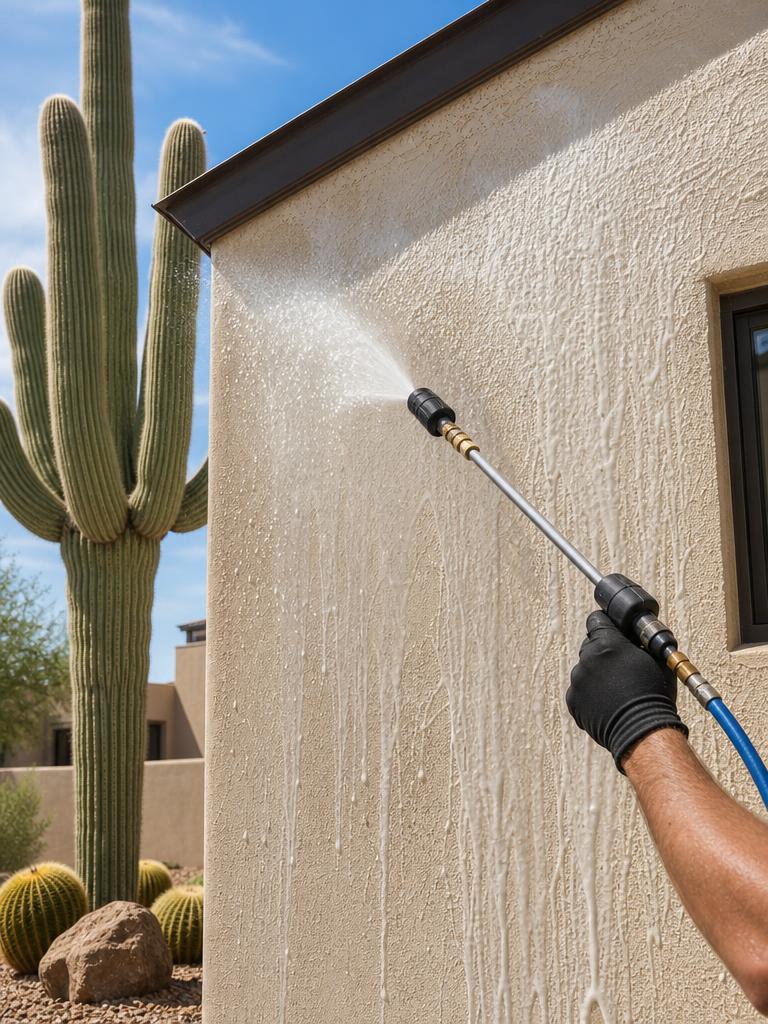 House soft wash in Chandler
